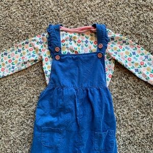 Baby Boden Frilly overalls and shirt